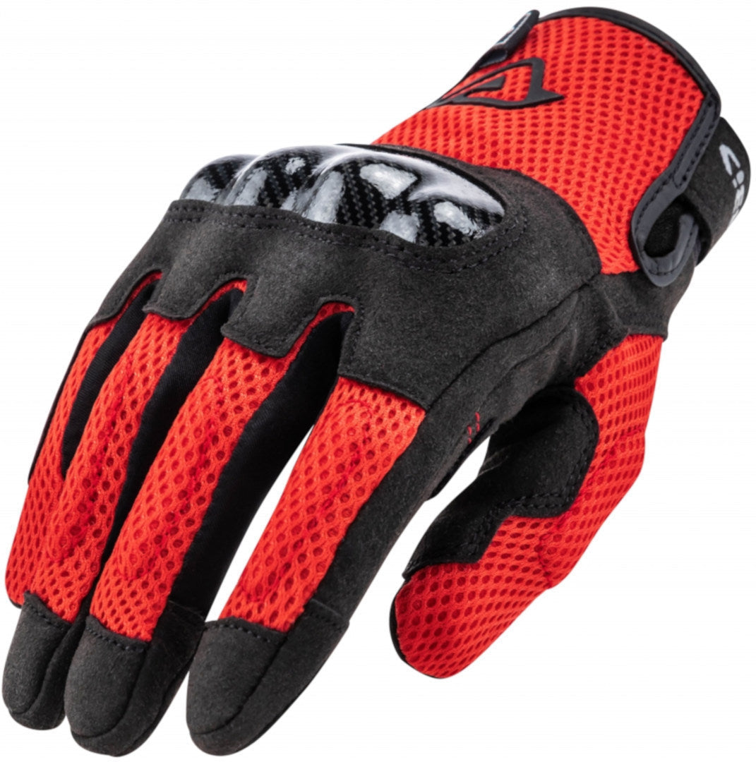 ACERBIS CE RAMSEY MY VENTED LUVAS PRETO VERMELHO