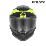 ACERBIS CASCO SEREL 22.06 NEGRO AMARILLO FLOU