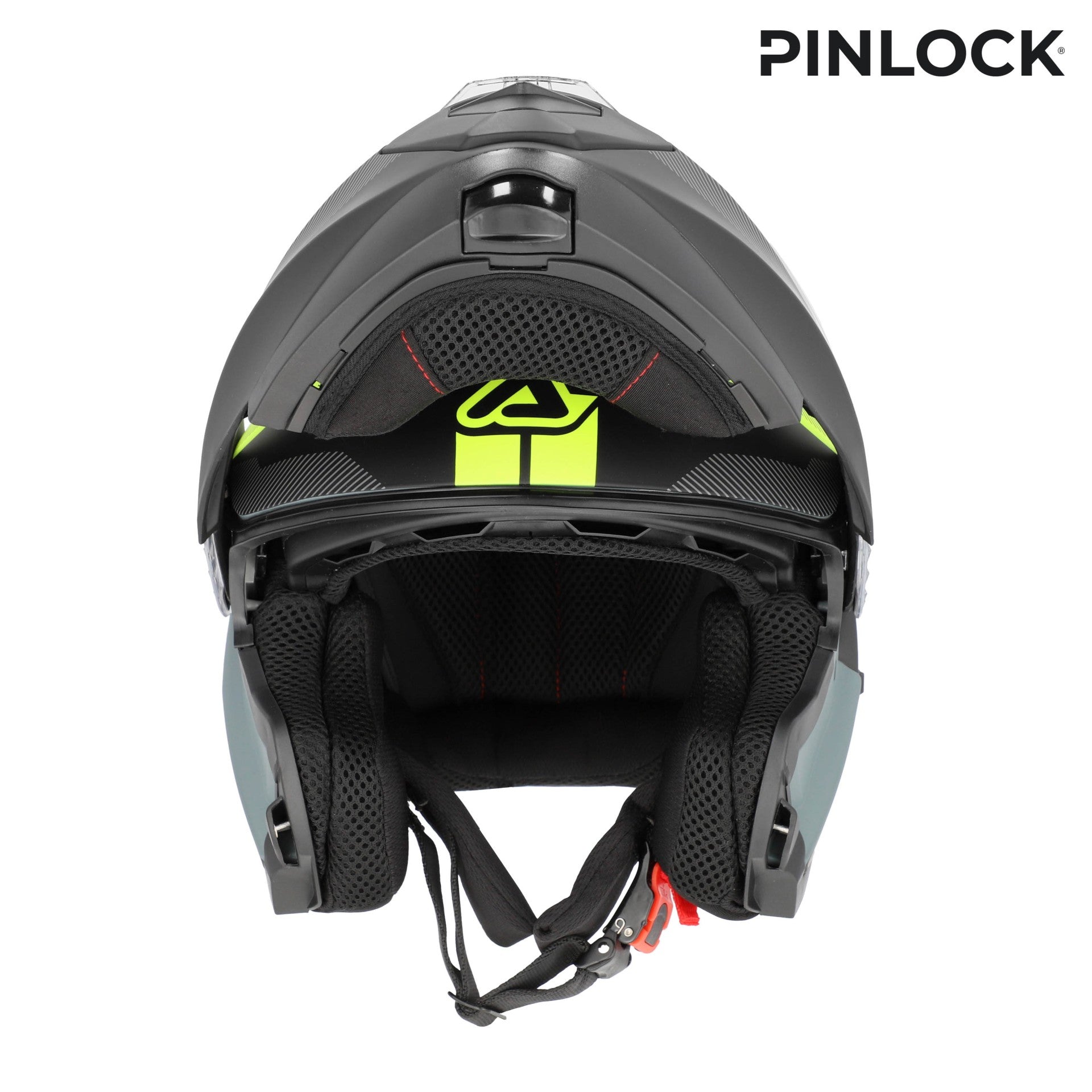 ACERBIS CASCO SEREL 22.06 NEGRO AMARILLO FLOU – 8 – Maximomoto PT