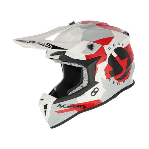 ACERBIS CASCO LINEAR 2206 BLANCO ROJO – 1 – Maximomoto PT