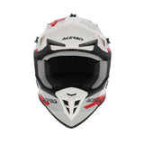 ACERBIS CASCO LINEAR 2206 BLANCO ROJO
