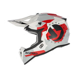 ACERBIS CASCO LINEAR 2206 BLANCO ROJO