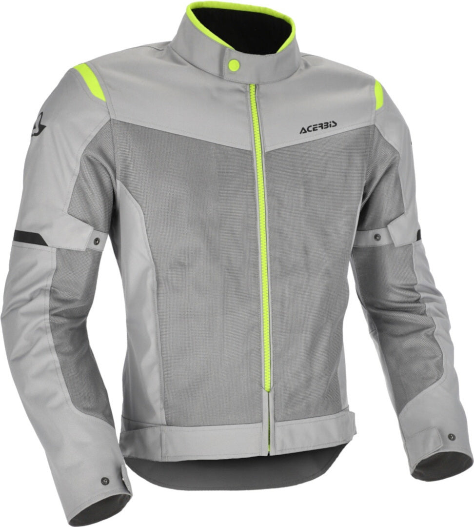 ACERBIS RAMSEY VENTED 2.0 CE MEN'S CHAQUETA GRIS AMARILLO – 1 – Maximomoto PT