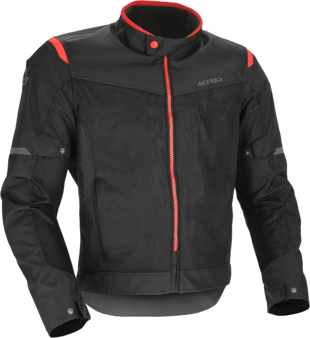 ACERBIS RAMSEY VENTED 2.0 CE MEN'S CHAQUETA NEGRO ROJO – 1 – Maximomoto PT