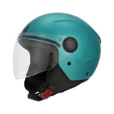 ACERBIS CASCO JET BREZZA METALLIC TURQUESA