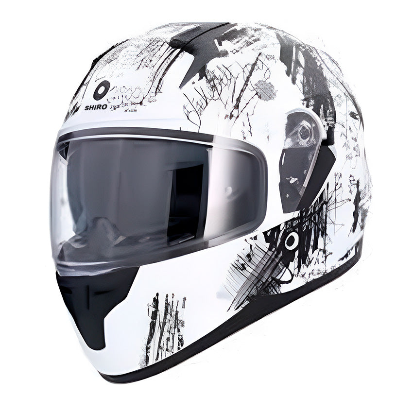 SHIRO Casco Trueno SH-667 Funky White/Matte – 1 – Maximomoto PT