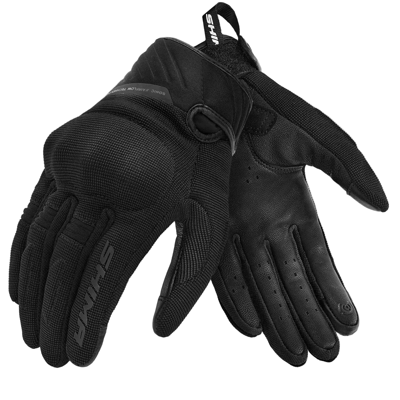 SHIMA SONIC LADY LEATHER GUANTES MOTO BLACK – 1 – Maximomoto PT