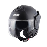 GIVI X30 SOLID N900 FLIP-BACK MOTO MODULAR CAPACETE PRETO MATE