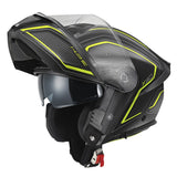 GIVI X50 HGBY HOLOGRAM MOTO DE FIBRA DE VIDRO CAPACETE MODULAR