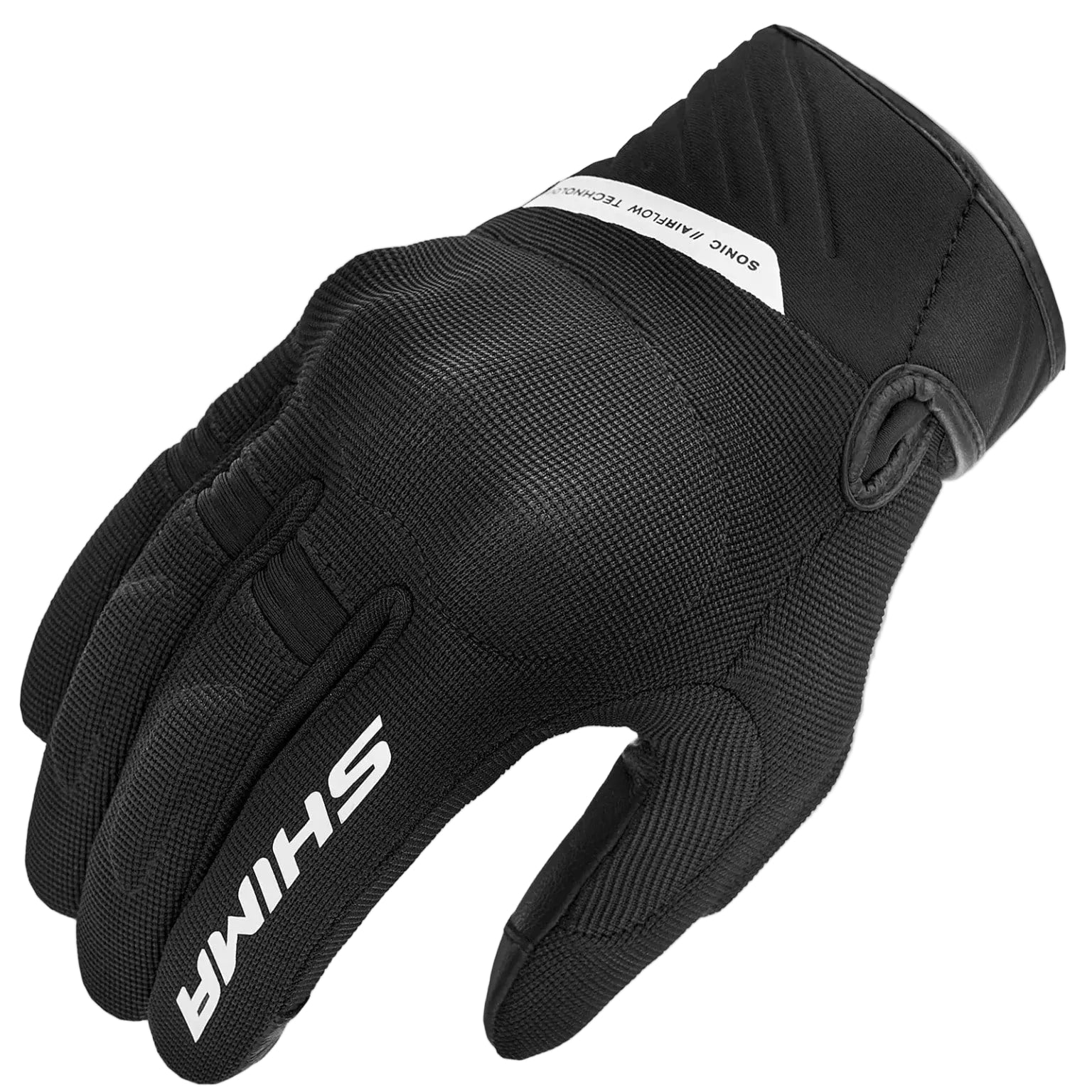 SHIMA SONIC LADY MOTORCYCLE GUANTES LEATHER NEGRO WHITE – 2 – Maximomoto PT