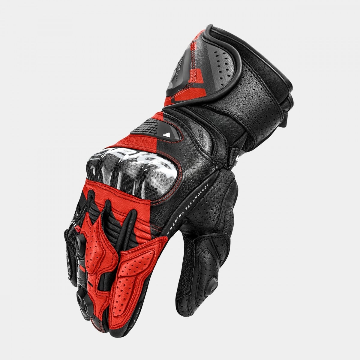 SHIMA RS-3 MEN'S MOTORCYCLE GUANTES NEGRO ROJO FLUOR – 2 – Maximomoto PT