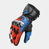 SHIMA RS-3 MEN'S MOTORCYCLE GUANTES NEGRO RED BLUE