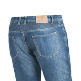 BELA URBAN Denim Jeans Moto Senhora Calcas Azul Con Spray