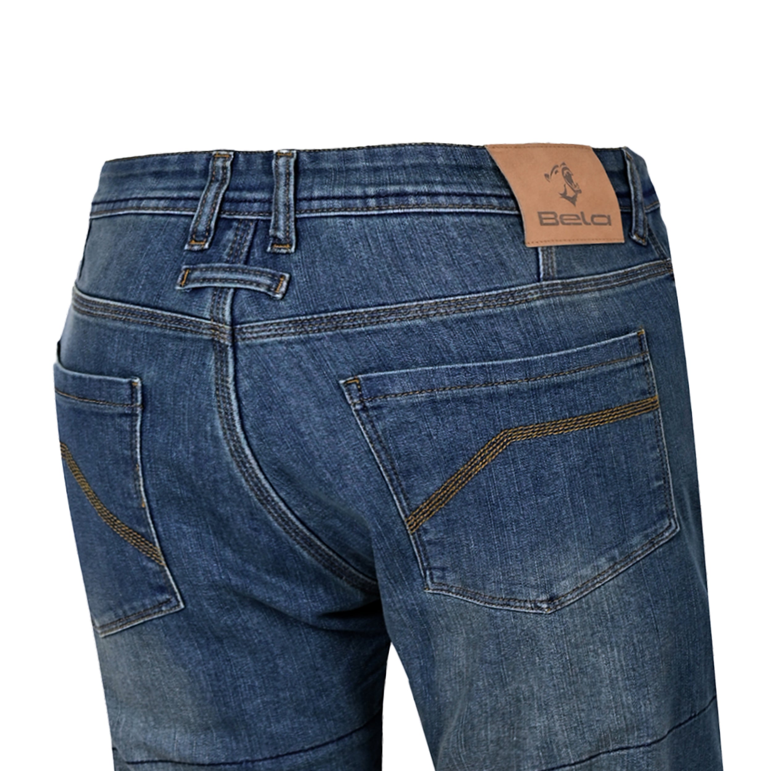 BELA DRIFTER Jeans Moto Calcas Azul 32L