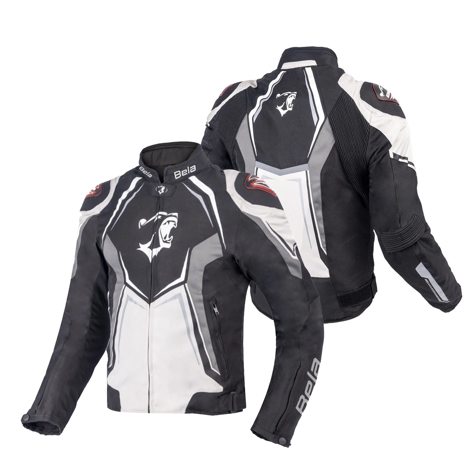 BELA Chaser Moto Textile Jackets Black Ice Dark Gray – 2 – Maximomoto PT