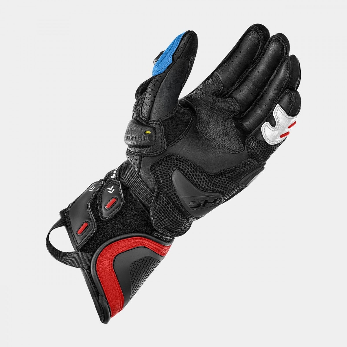 SHIMA RS-3 MEN'S MOTORCYCLE GUANTES NEGRO RED BLUE – 3 – Maximomoto PT