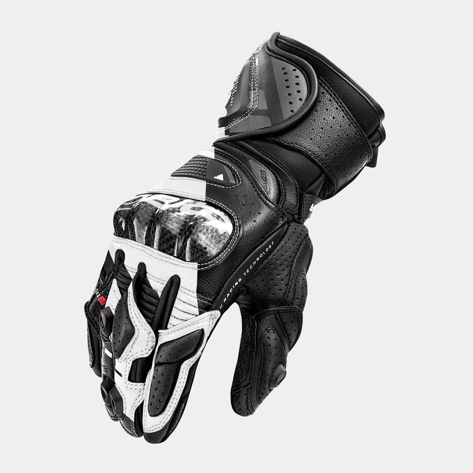 SHIMA RS-3 MEN'S MOTORCYCLE GUANTES NEGRO WHITE – 2 – Maximomoto PT