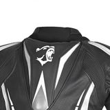 BELA Rocket Men's Motorcycle Leather Jackets Black White