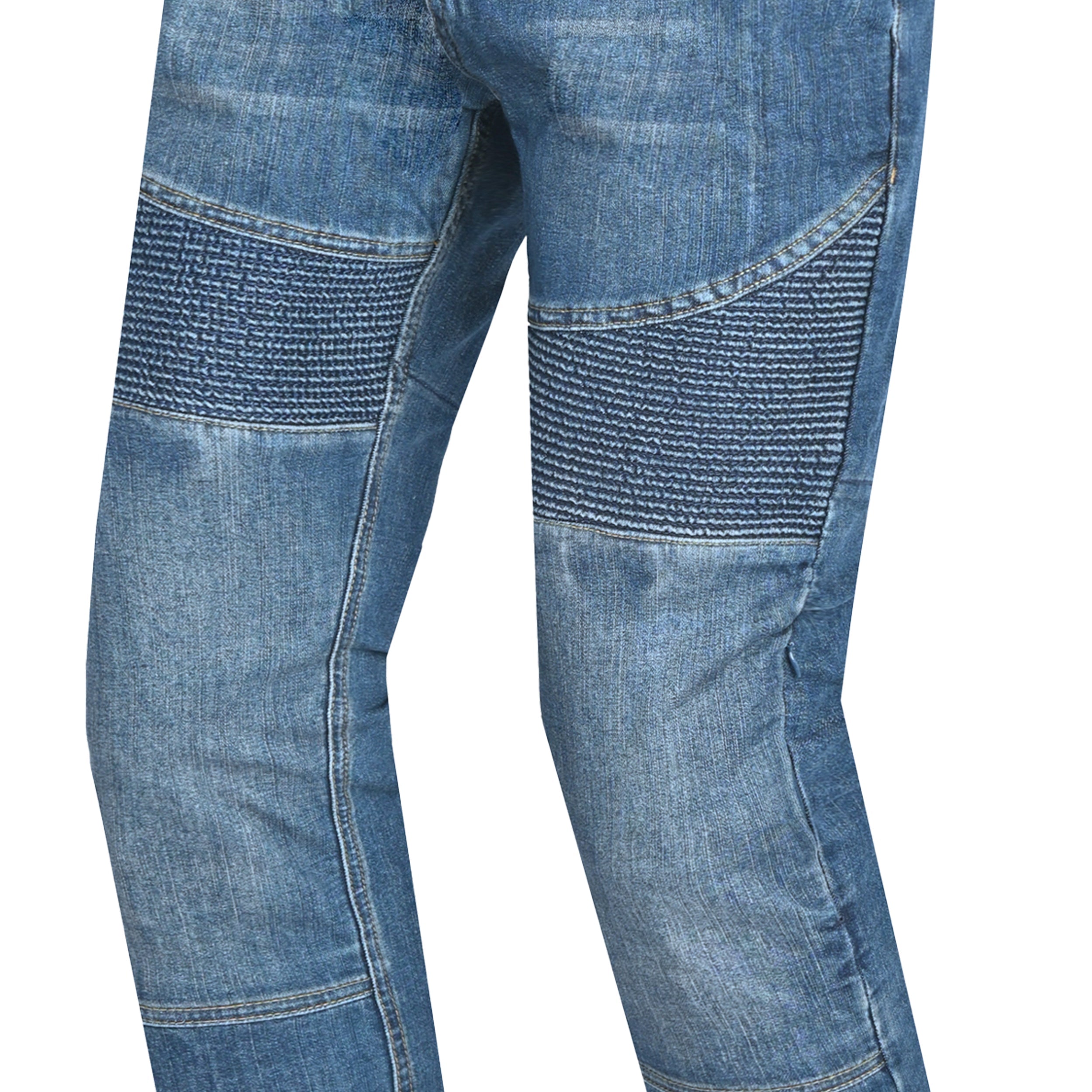 BELA URBAN Denim Jeans Moto Senhora Calcas Azul Con Spray