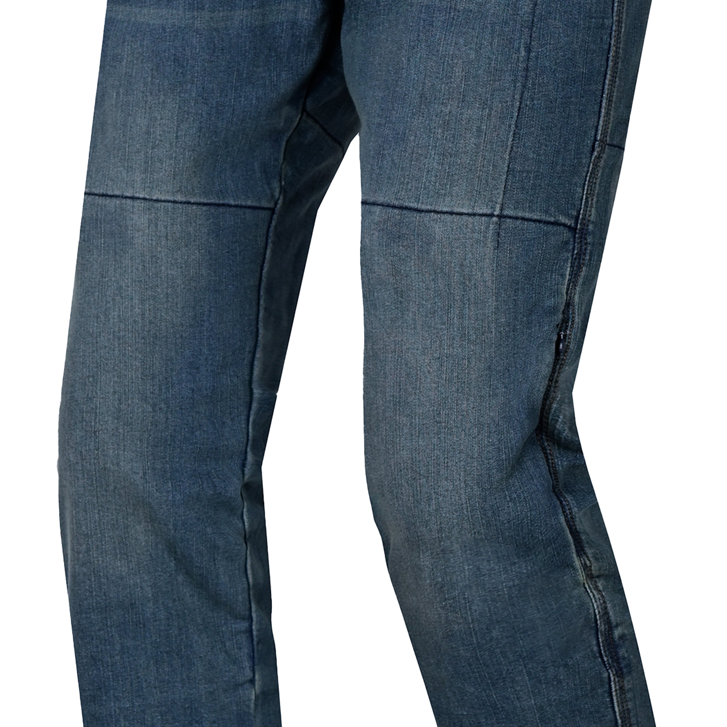 BELA DRIFTER Moto Jeans Calcas Tint Azul Cinza 34L