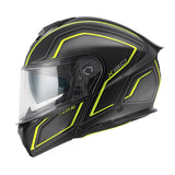 GIVI X50 HGBY HOLOGRAM MOTO DE FIBRA DE VIDRO CAPACETE MODULAR