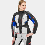 SHIMA DUNE SENHORA DE TURISMO DE MOTO CASACOS TEXTIL AZUL