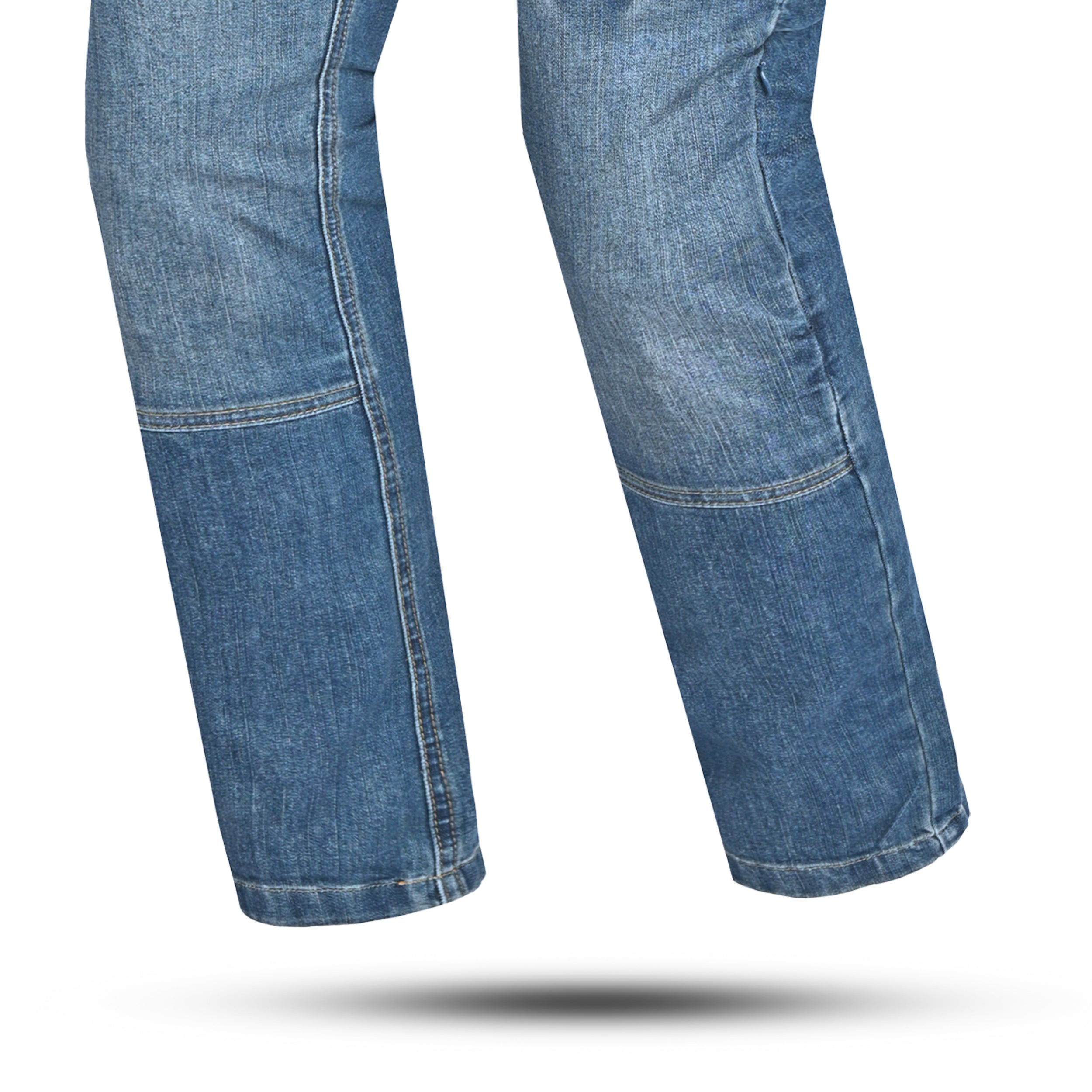 BELA URBAN Denim Jeans Moto Senhora Calcas Azul Con Spray