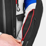 SHIMA DUNE SENHORA DE TURISMO DE MOTO CASACOS TEXTIL AZUL