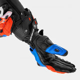 SHIMA RS-3 MEN'S MOTORCYCLE GUANTES NEGRO RED BLUE
