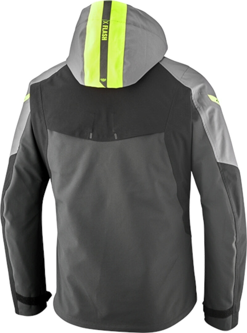 IXON BURNING Hombre Moto Textil Chaqueta Gris Negro Amarillo – 2 – Maximomoto PT