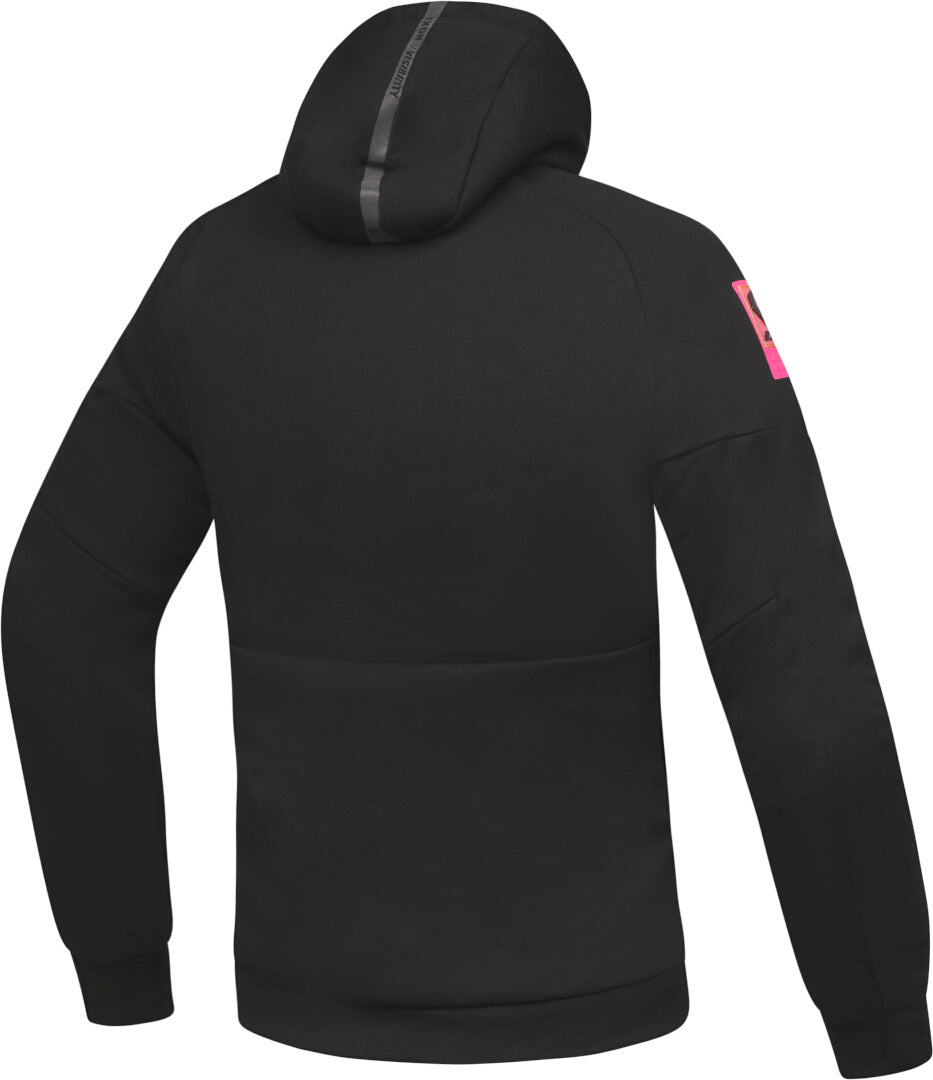 IXON Sudadera ligera y técnica con corte inspirado en la ropa deportiva NEGRO ROSA – 2 – Maximomoto PT
