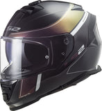 LS2 FF800 STORM VELVET BLACK RAINBOW