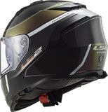 LS2 FF800 STORM VELVET BLACK RAINBOW