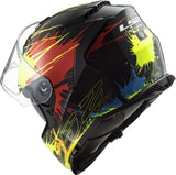 LS2 FF800 STORM DROP BLACK YELLOW RED