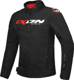 IXON FIERCE Moto Textil Hombre Chaqueta Negro Blanco Rojo