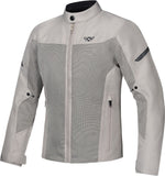 IXON FRESH SLIM Hombre Moto Textil Chaqueta Grisáceo