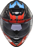 LS2 FF800 STORM SPRINTER BLACK RED TITANIUM