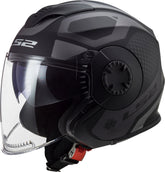LS2 OF570 VERSO MARKER MATT BLACK TITANIUM – Maximomoto PT