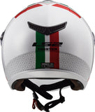 LS2 OF573 TWISTER II COMBO WHITE GREEN RED