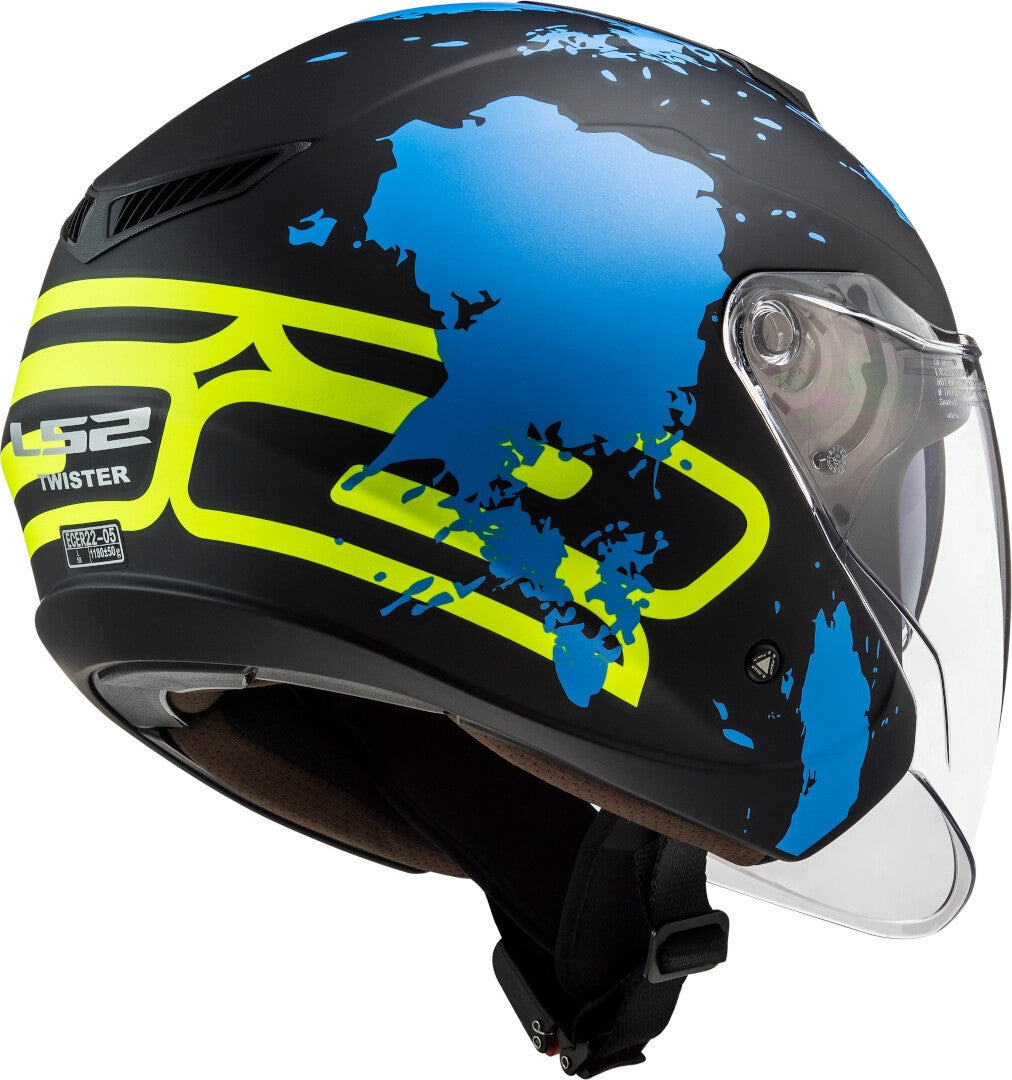 LS2 OF573 TWISTER II XOVER MATT BLACK BLUE – 2 – Maximomoto PT