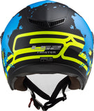 LS2 OF573 TWISTER II XOVER MATT BLACK BLUE
