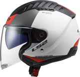 LS2 OF600 COPTER URBANE MATT WHITE RED