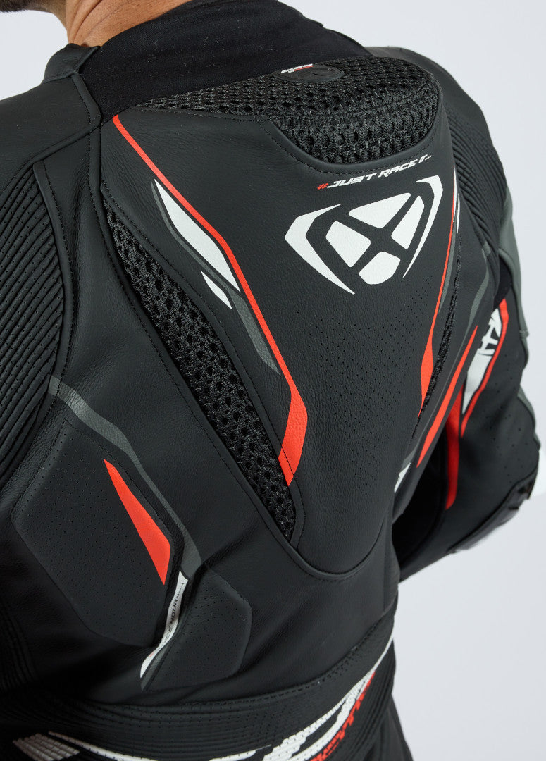 IXON DEMONIO 1 PC Moto Homem Couro Fatos Preto Branco Vermelho – 7 – Maximomoto PT