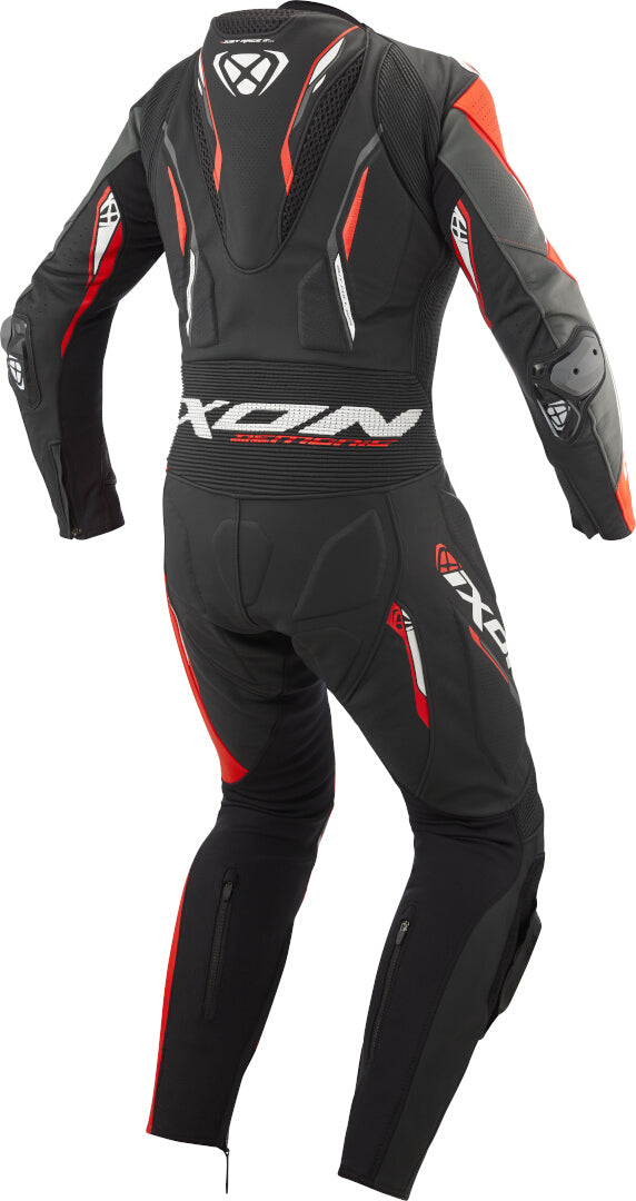 IXON DEMONIO 1 PC Moto Homem Couro Fatos Preto Vermelho Branco – 2 – Maximomoto PT