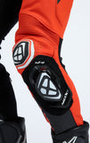 IXON DEMONIO 1 PIEZA HOMBRE MOTO TRAJE DE CUERO NEGRO ROJO BLANCO