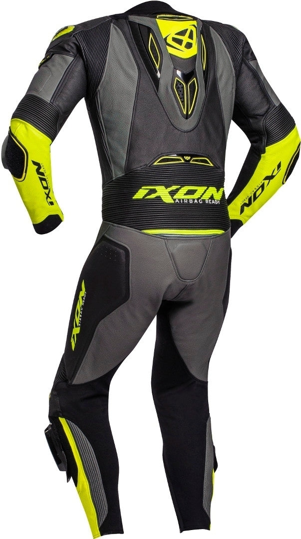 IXON VENDETTA EVO Moto Couro Homem Fatos Preto Anthra Amarelo – 2 – Maximomoto PT