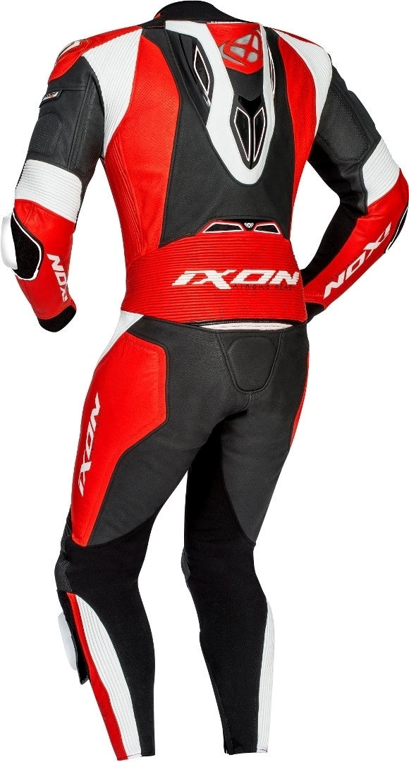IXON VENDETTA EVO Moto Couro Homem Fatos Preto Branco Vermelho – 3 – Maximomoto PT