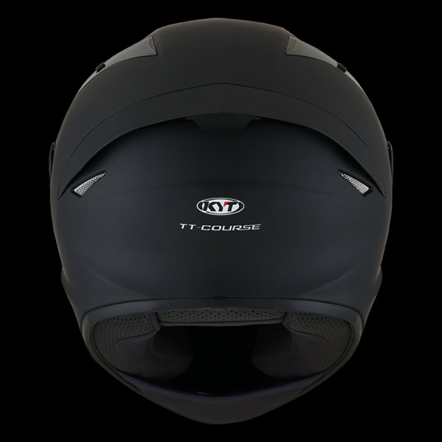 KYT- TT-COURSE PLAIN MATT BLACK HULLS – 6 – Maximomoto PT