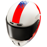 HJC V10 FQ20 RETRO MC21 Casco Integral Para Motocicleta De Estilo Vintage