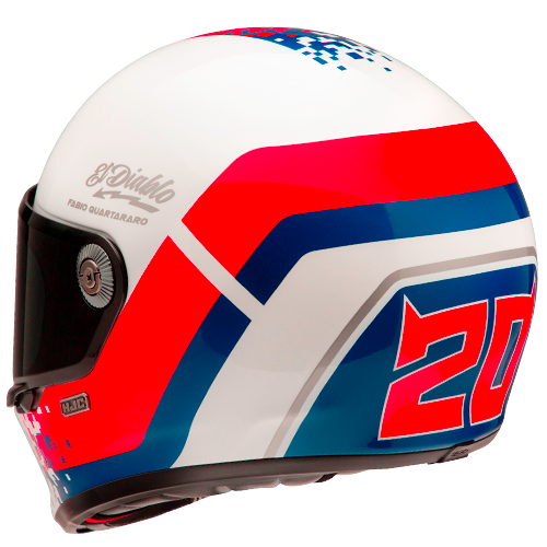 HJC V10 FQ20 RETRO MC21 Casco Integral Para Motocicleta De Estilo Vintage – 4 – Maximomoto PT